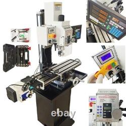 Heavy-duty Drilling Milling Machine Desktop Metal Processing Machine+SupportBase