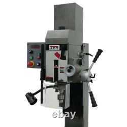 JET 351156 Square Column Mill Drill with Power Downfeed & Newall 2-Axis DRO New