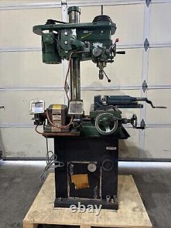 Jet-16 drilling and milling machine Table 9 3/8 x 23 1/2 Drilling Cap 1 1/4