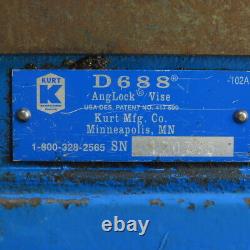 Kurt D688 AngLock 6 x 9 Open Machine Tool Drill Press Milling Vise