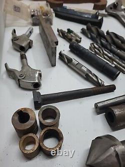 Lot Of Misc Machinist Fun Tooling End Mill Milling Cutter Drill Bits Countersink