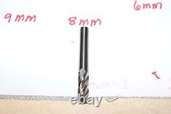 Lot of 10 Metric Solid Carbide End Mills. Condition new