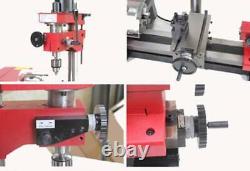 M1 250mm Micro Multi-function Machine Drilling and Milling Lathe machine 220V