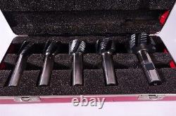 MACHINIST TOOL LATHE MILL Set Very Sharp Roughing End Mills Union Twist Drill