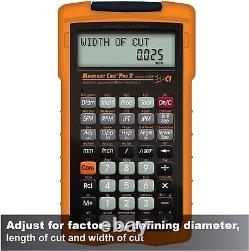 Machinist Calculator Tool CNC Drill Milling Operation Feed & Speed Machine Shop