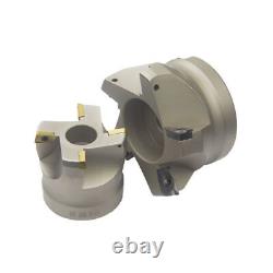 Metal Face Mill Cutter Positive Head Insert Durable Steel CNC Machine Tools