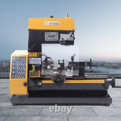 Mini Lathe CT125 Drilling and Milling Machine Woodworking Metal Bench Driller us