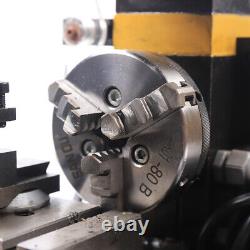 Mini Lathe CT125 Drilling and Milling Machine Woodworking Metal Bench Driller us