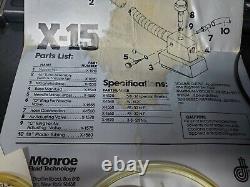 Monroe X-15 Air Operated Coolant Mist Unit for lathe, mill, drill. Magnetic