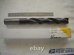 New Kennametal 20mm Cut Dia. X 5 Loc X 8 Oal Coolant Thru Solid Carbide Drill