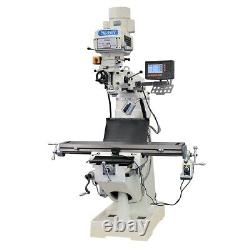 PM-950V KNEE TYPE VERTICAL MILL MILLING MACHINE With 3 AX DRO, X FEED! FREE SHIP