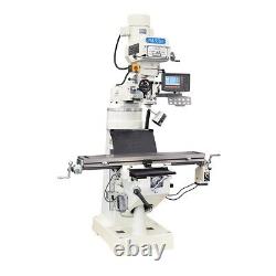 PM-950V KNEE TYPE VERTICAL MILL MILLING MACHINE With 3 AX DRO, X FEED! FREE SHIP