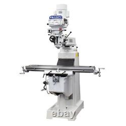 Pm-1054tv-1ph Knee Type Vertical MILL Milling Machine Free Shipping