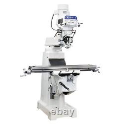 Pm-1054tv-1ph Knee Type Vertical MILL Milling Machine Free Shipping