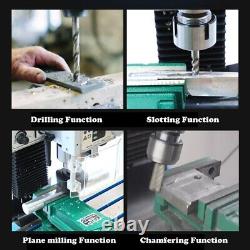 RCOG-25V Precision Milling Drilling Lathe 110V Metal Drill Bench Lathe