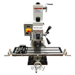 RCOG-28V Milling Drilling Machine R8 Benchtop 7X27 1300W 20-2250rpm 110V