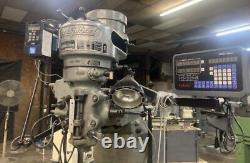 Reconditioned Bridgeport Step Pulley Milling Machine With Digital Readout