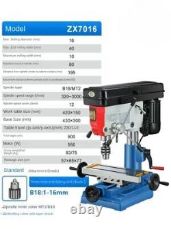 Small Multifunctional Milling Machine High Precision Table Drill Milling Machine