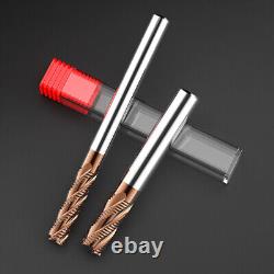 Solid Carbide End Mill Cutter Hrc55° 4Flute Corrugated Edge Milling Cutter Drill