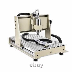 USB 3/4 Axis CNC 3040/6040/6090 Router Engraver Milling Machine Drill Engraving