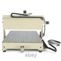 USB 4 Axis 6090Z CNC Router Engraver Wood Drill/Milling Machine+Controller 2.2KW