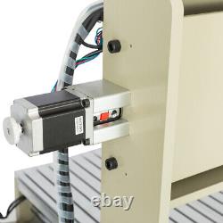 USB CNC6090 Router Engraving Milling Drill Machine 3D Carving 1.5/2.2KW 3/4Axis