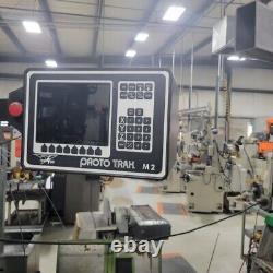 Used Clausing Kondia 2 Axis CNC Vertical Milling Machine Mill Proto Trak M2 Cont