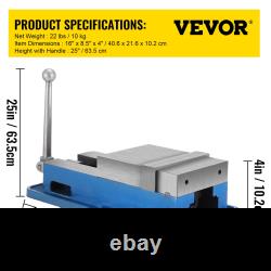 VEVOR 6 Inch ACCU Lock Down Vise Precision Milling Vice 6 Inch Jaw Width Drill P