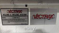 Vectrax Mill Drill Machine 20 Swing 340 2000 RPM 110/220 v 1 Ph Parts/Repair