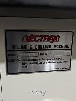 Vectrax Variable Speed Mill / Drill Machine 20 Swing 2000 RPM Max 115v DAMAGE