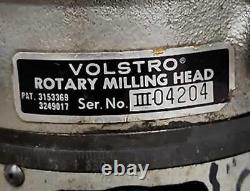Volstro Rotary Milling Head For Vertical Mill with collets