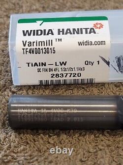 Widia Hanita Varimill End Mill Ball Nose Carbide Drill Bit 3/8 1/2 118917380