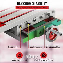 XY Axis Compound Milling Machine Work Table Cross Slide Bench Drill Vise Fixture