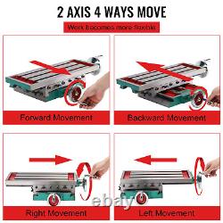 XY Axis Compound Milling Machine Work Table Cross Slide Bench Drill Vise Fixture