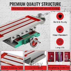 XY Axis Compound Milling Machine Work Table Cross Slide Bench Drill Vise Fixture